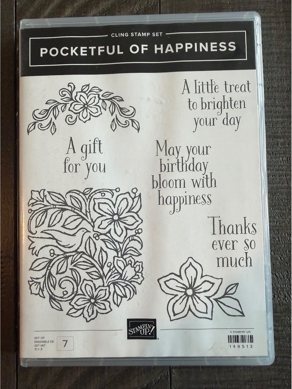 Stampin’ Up Pocketful Of Happiness stamp set with Pocket Dies